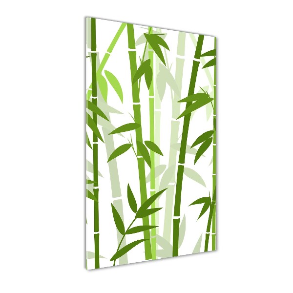 Glass wall art Bamboo