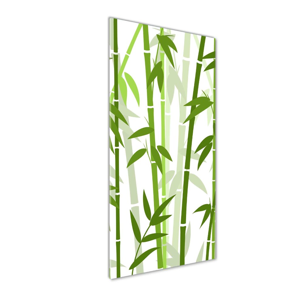 Glass wall art Bamboo