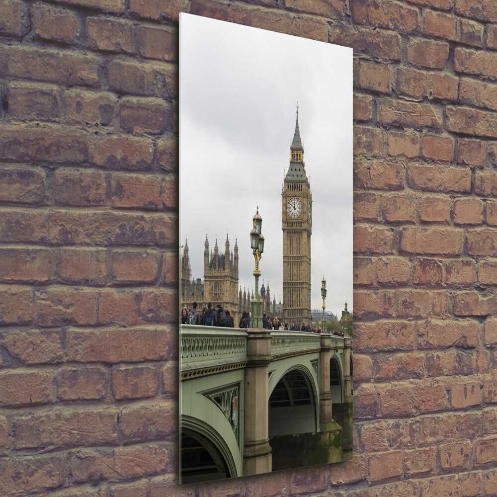 Printed glass wall art Big Ben London