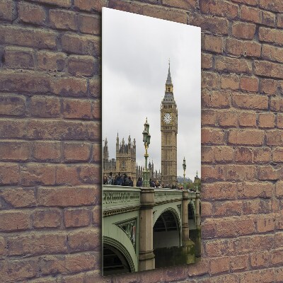 Printed glass wall art Big Ben London