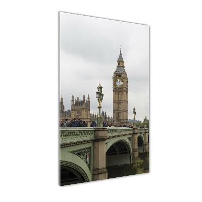 Printed glass wall art Big Ben London