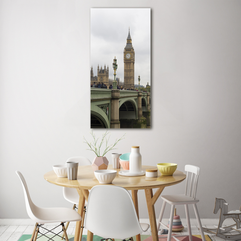 Printed glass wall art Big Ben London