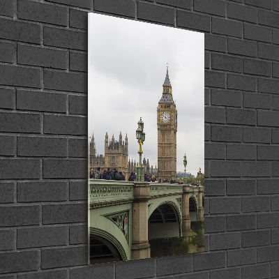 Printed glass wall art Big Ben London