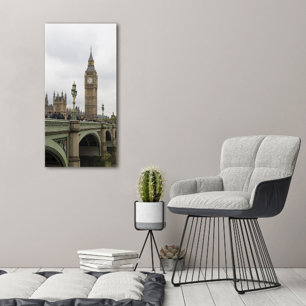 Printed glass wall art Big Ben London