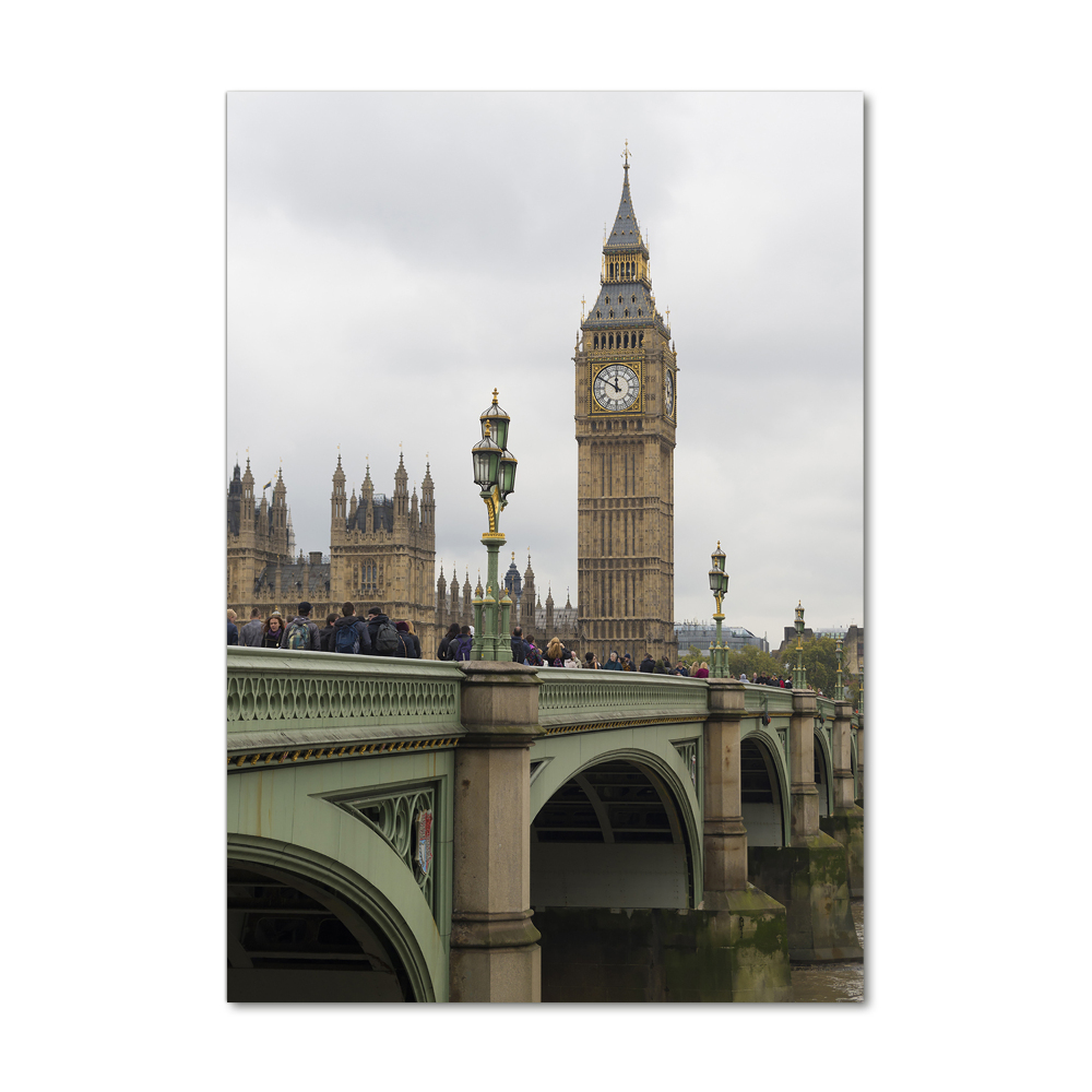 Printed glass wall art Big Ben London