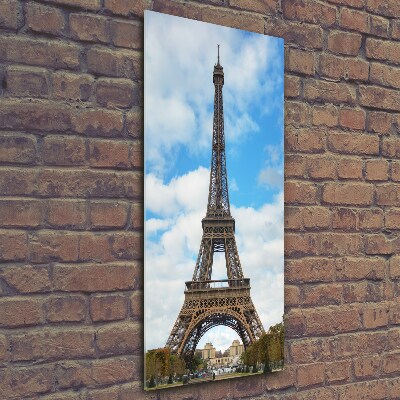 Photo printed on glass Eiffel Paris tower