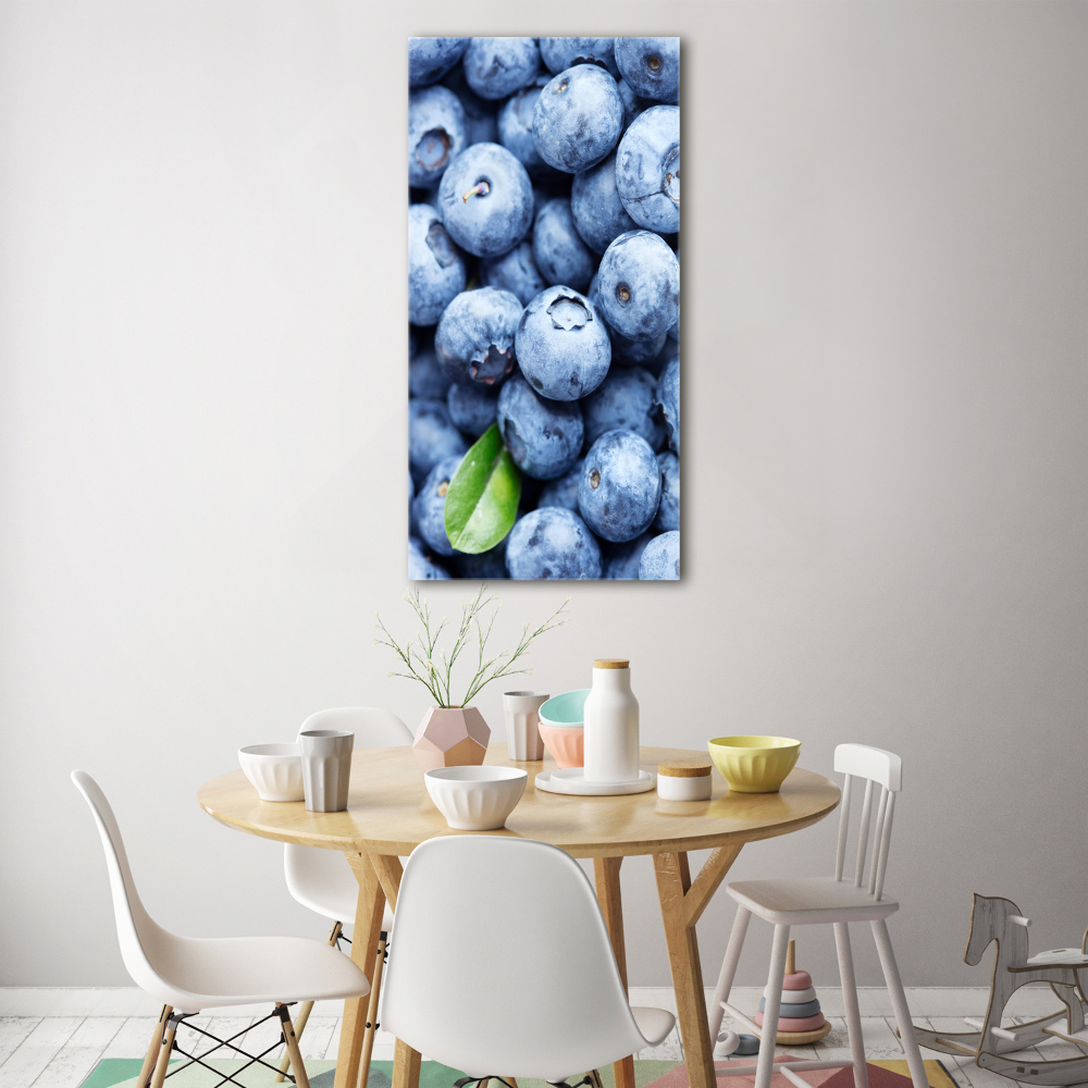 Wall art on glass Berries