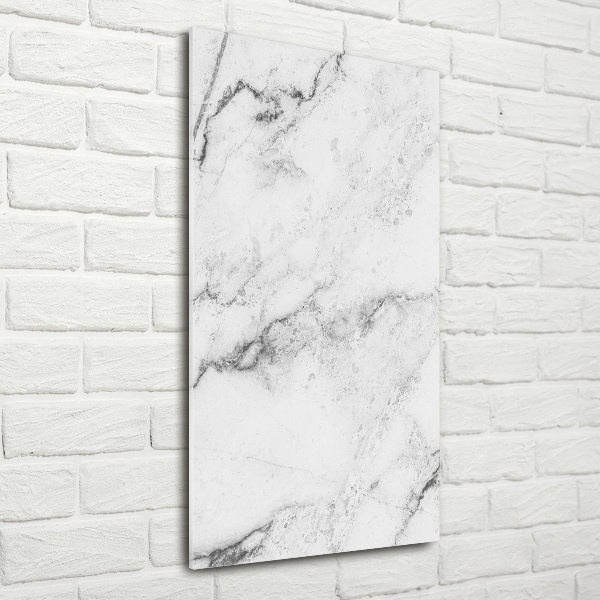 Wall art on glass Marble background