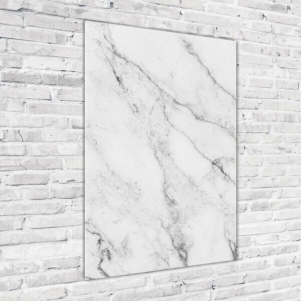 Wall art on glass Marble background