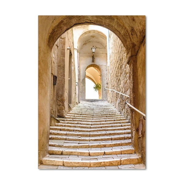 Photo printed on glass Narrow streets