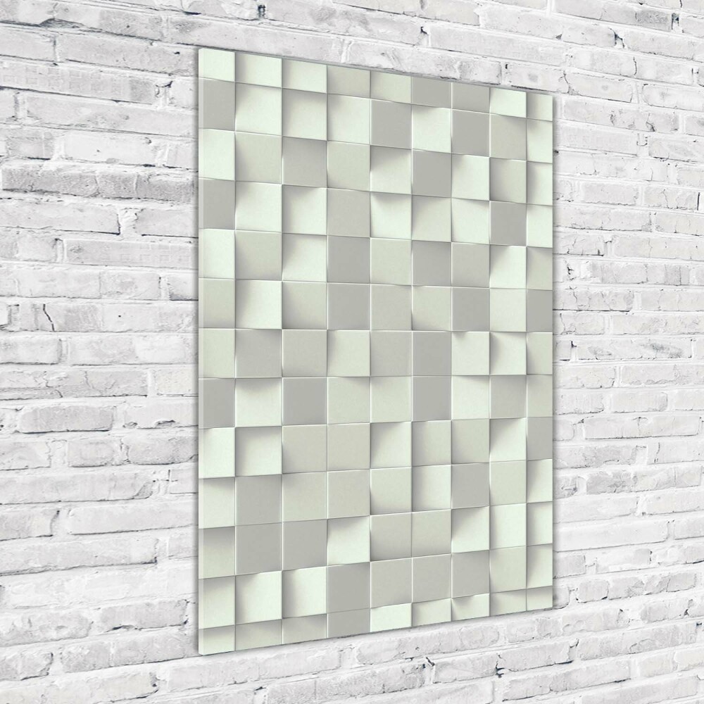 Glass wall art Geometric pattern