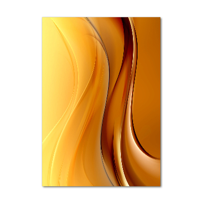 Wall art on glass Wave abstraction