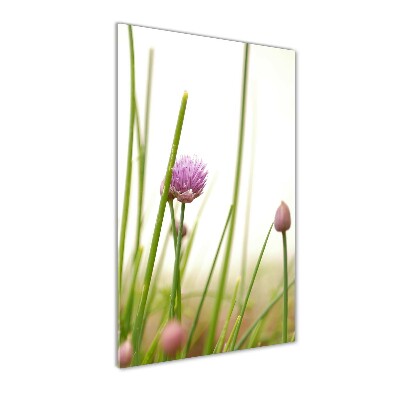 Print on a a glass Chives