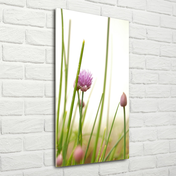 Print on a a glass Chives