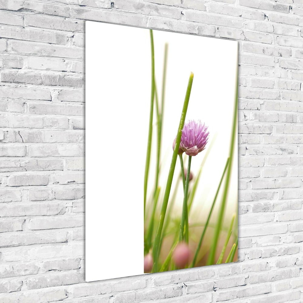 Print on a a glass Chives