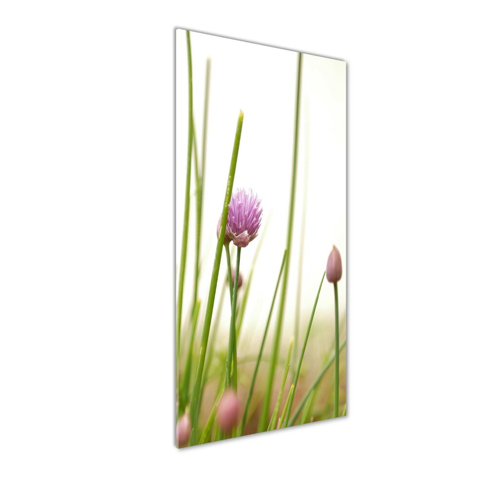 Print on a a glass Chives