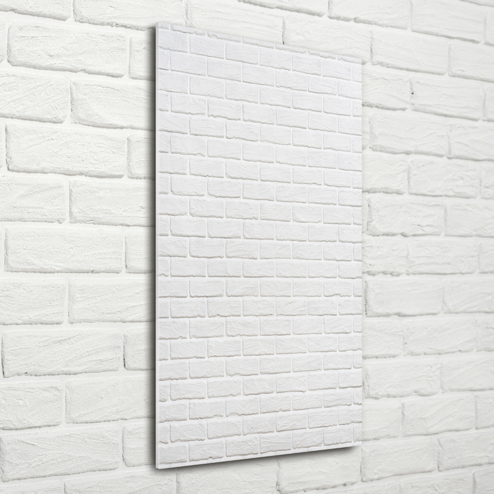 Glass picture wall art Brick wall