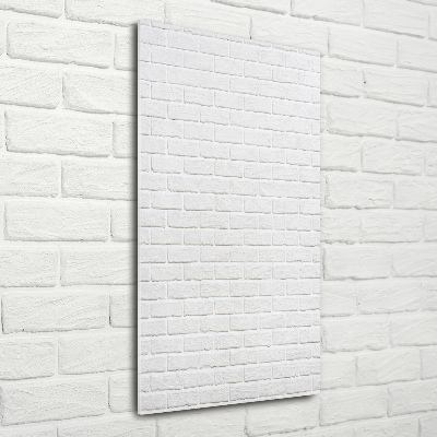 Glass picture wall art Brick wall