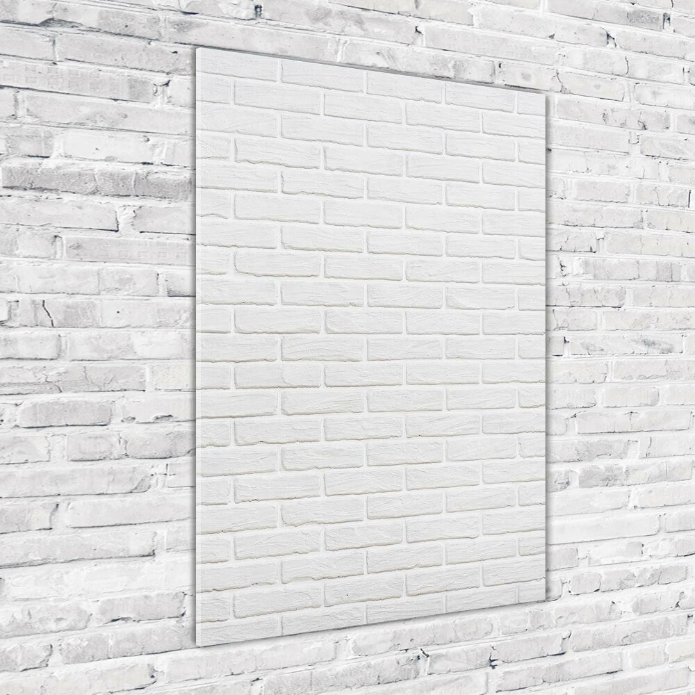 Glass picture wall art Brick wall