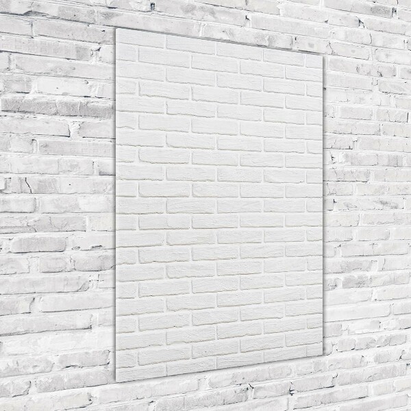 Glass picture wall art Brick wall