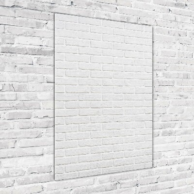 Glass picture wall art Brick wall