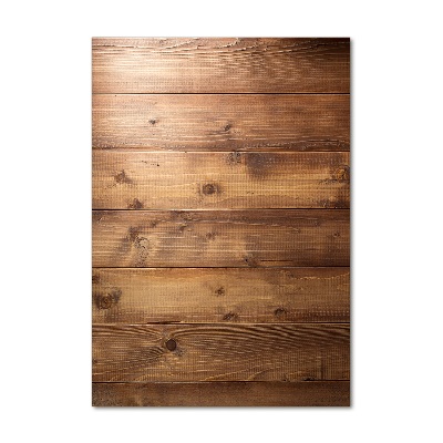 Glass picture wall art Wooden background