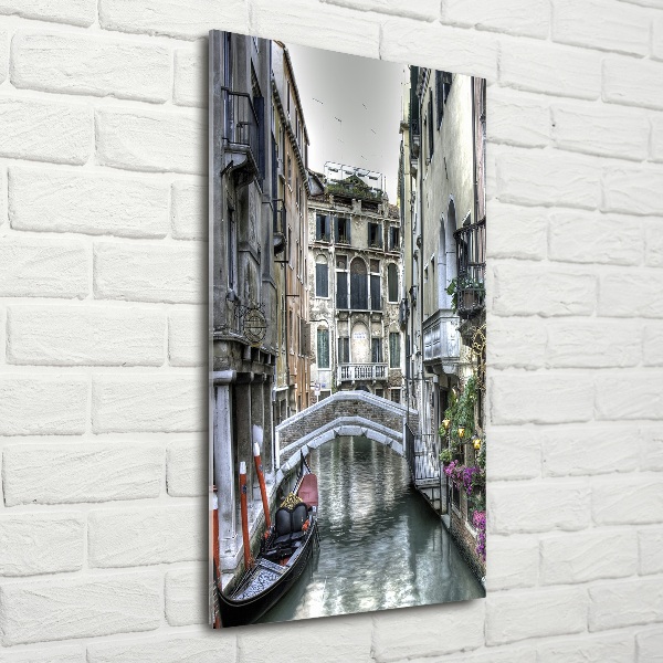 Glass picture wall art Venice Italy