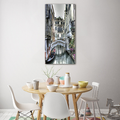 Glass picture wall art Venice Italy