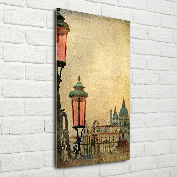 Printed glass wall art Venice Italy