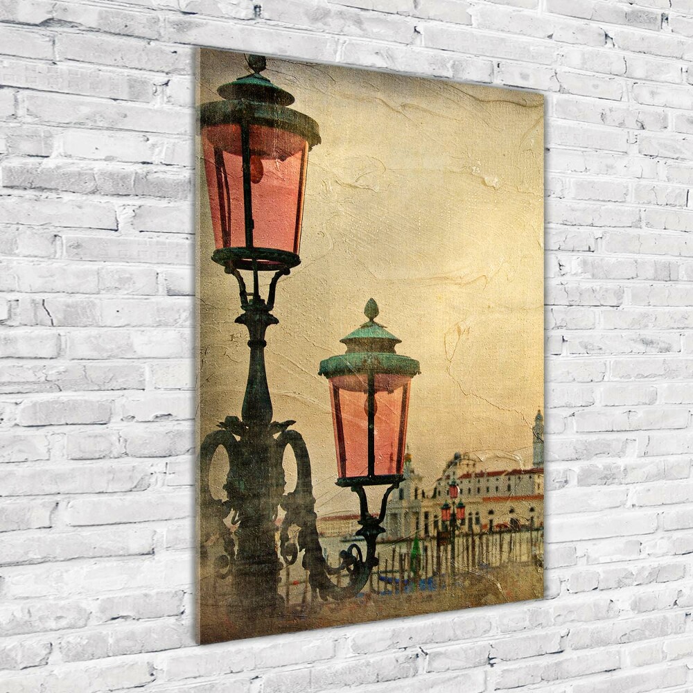 Printed glass wall art Venice Italy