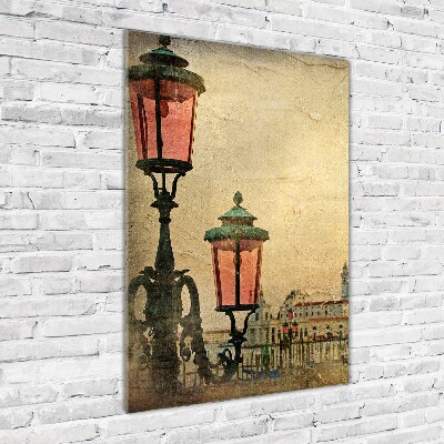 Printed glass wall art Venice Italy