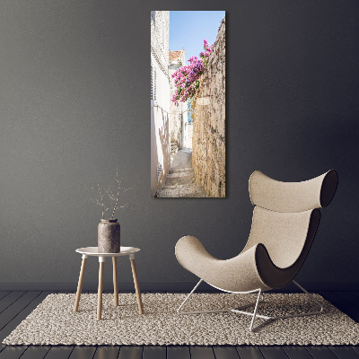 Printed glass wall art Korcula Croatia