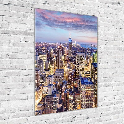 Printed glass wall art New York