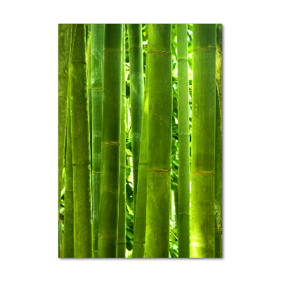 Wall art on glass Bamboo