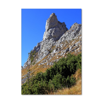 Print on a a glass Little Giewont Tatry