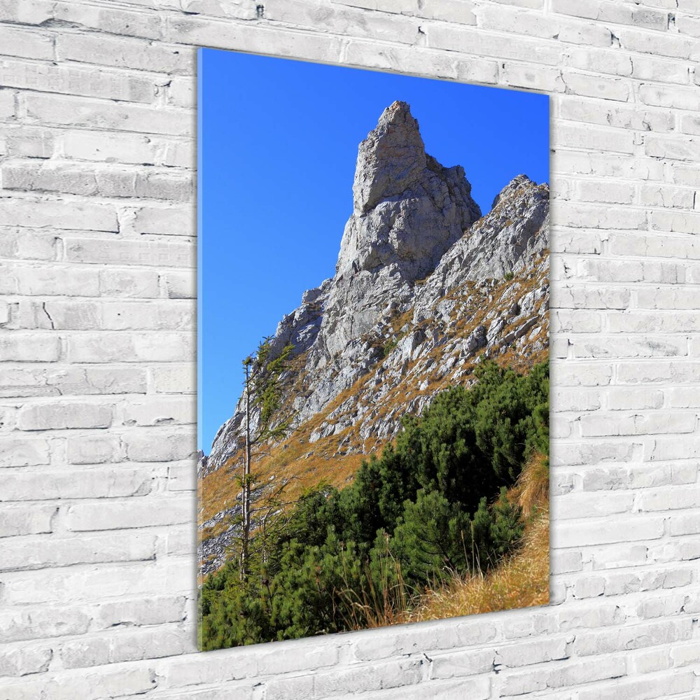 Print on a a glass Little Giewont Tatry