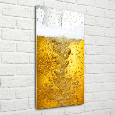 Wall art on glass Beer