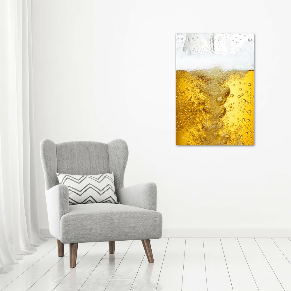 Wall art on glass Beer