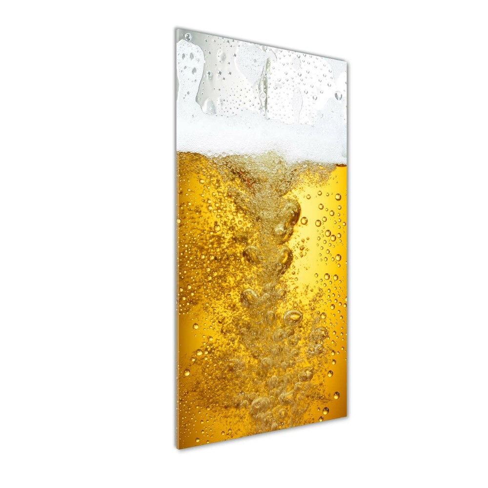 Wall art on glass Beer