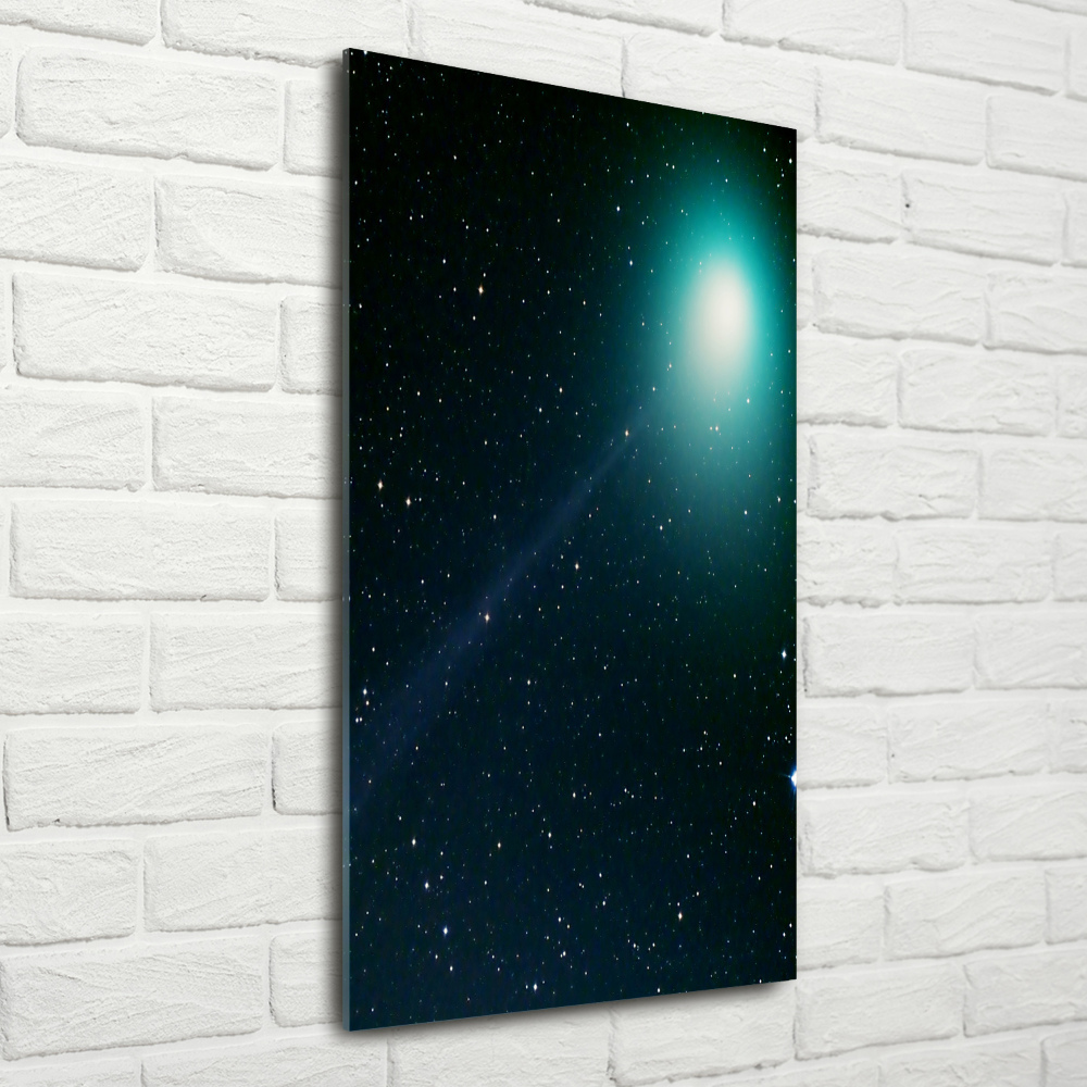 Glass picture wall art Galaxy