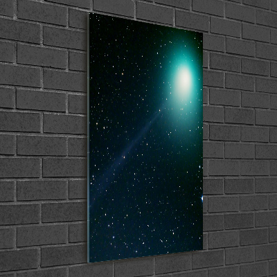 Glass picture wall art Galaxy