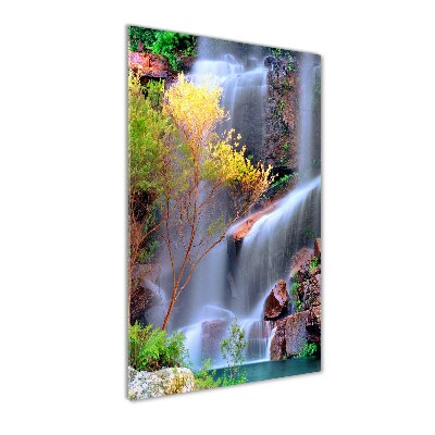 Photo printed on glass Waterfall