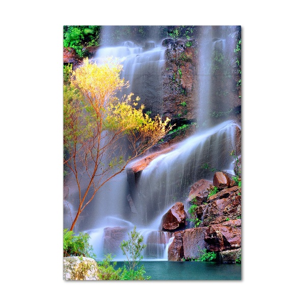 Photo printed on glass Waterfall