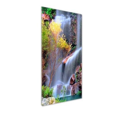 Photo printed on glass Waterfall