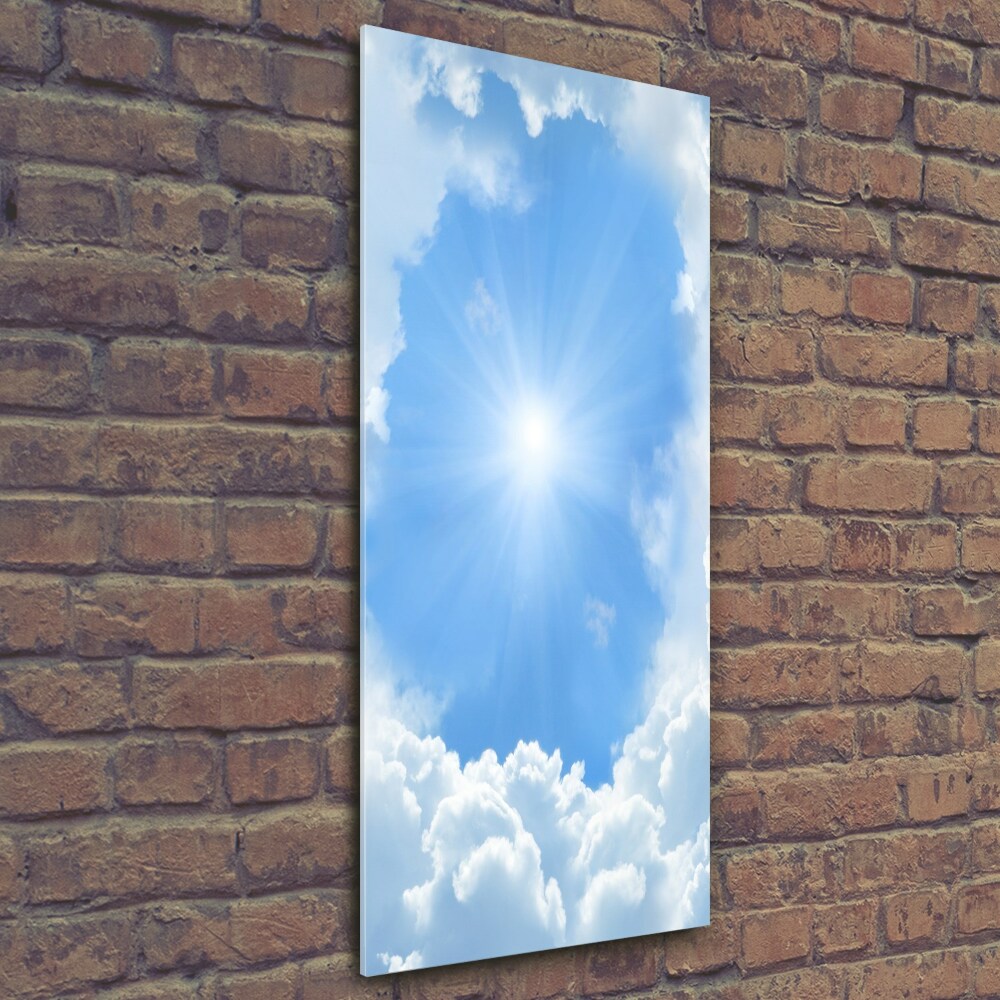 Photo printed on glass Clouds in the sky