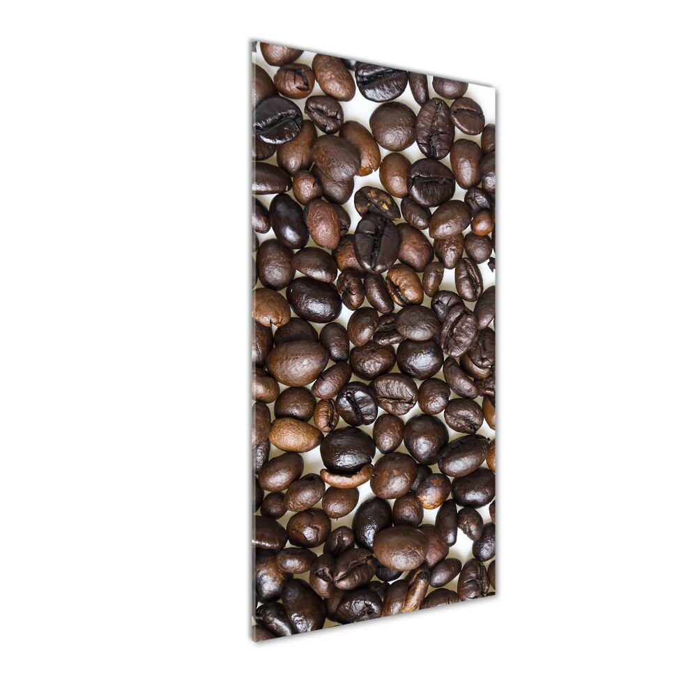 Wall art on glass Coffee beans