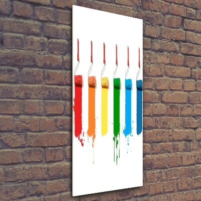 Wall art on glass Painting rollers