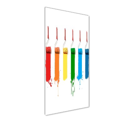 Wall art on glass Painting rollers