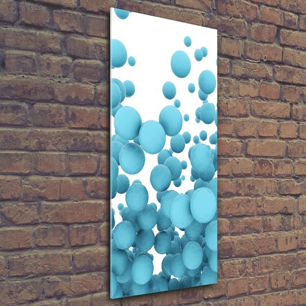 Glass wall art Abstraction balls