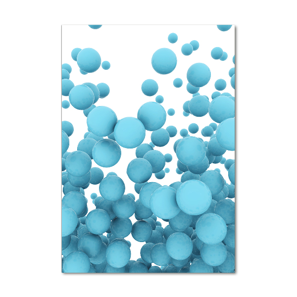 Glass wall art Abstraction balls